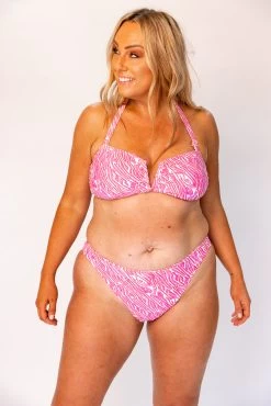 Scarlett Bandeau Top - Zebra Kisses -Swim Wear Shop infamousswim 316