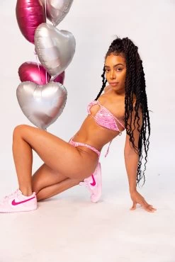 Mia String Top - Zebra Kisses -Swim Wear Shop infamousswim 432