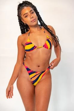 Mia String Top - Sunset Stripe 12 Mia String Top - Sunset Stripe -Swim Wear Shop infamousswim 729