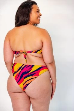 Grace Bikini Bottom - Sunset Stripe -Swim Wear Shop infamousswim 836