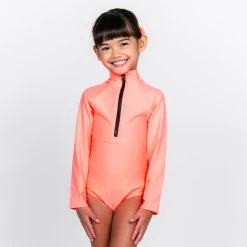 Mini Blake Surfsuit - Fluorescent Coral -Swim Wear Shop mini blake fluro pink 2 faf4ffd6 d501 436f bbb0 41d0fa3c2bb5