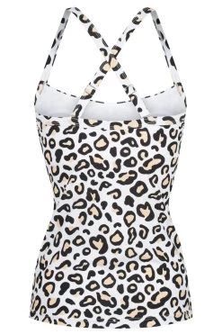 Giselle Tankini Top - Safari Leopard -Swim Wear Shop safarileo2