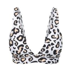 Lola Triangle Top - Safari Leopard -Swim Wear Shop triangle safari leo1