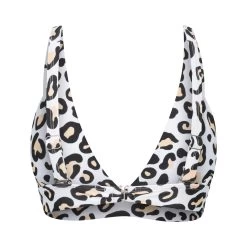 Lola Triangle Top - Safari Leopard -Swim Wear Shop triangle safari leo2